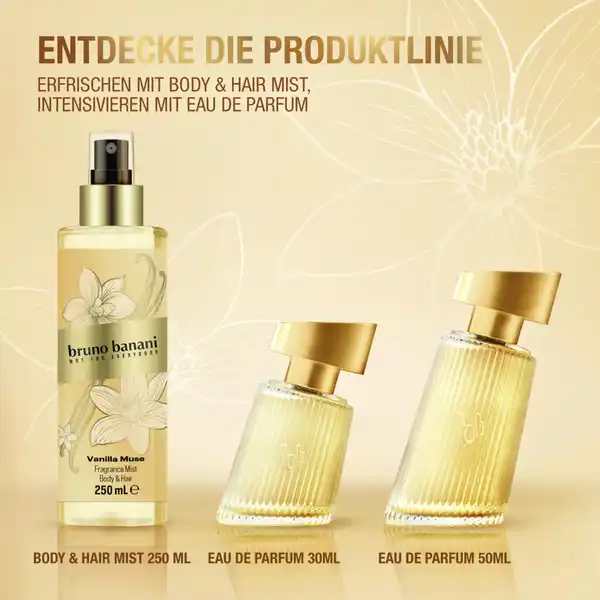 Bild 3 von bruno banani Vanilla Muse, Body & Hair Splash 250 ml