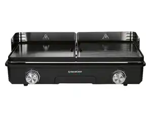 SILVERCREST® Tischgrill, mit zwei separaten Grillflächen