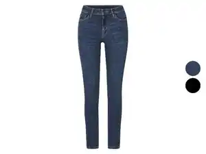 esmara® Damen Jeans, Super Skinny Fit, mit Po-Push-up-Effekt, normale Leibhöhe