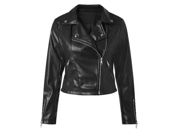Bild 2 von esmara® Damen Bikerjacke / Bomberjacke, in modischer Lederoptik