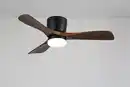 Bild 1 von LED Deckenventilator mit Leuchte Didi Ø 132 cm 55 W Holzoptik
