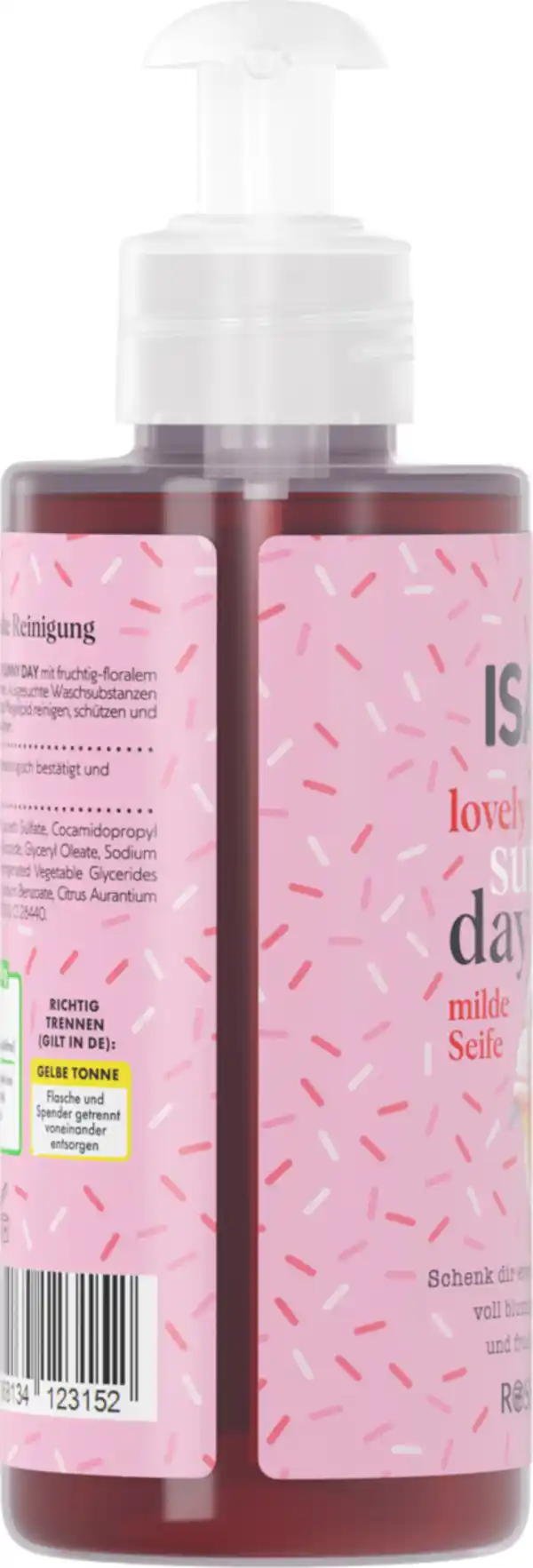 Bild 3 von ISANA Milde Seife Lovely Sunny Day, 300 ml
