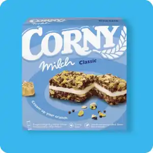 CORNY Müsliriegel, Milch-Classic (4 x 30 g) oder Schoko