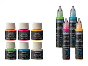 Crelando® Nachtleuchtfarben-Set/3D-Perlenstifte