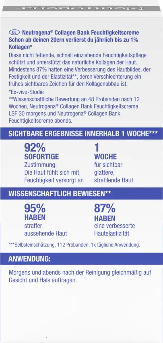 Bild 4 von Neutrogena Collagen Bank Feuchtigkeitscreme, 50 ml