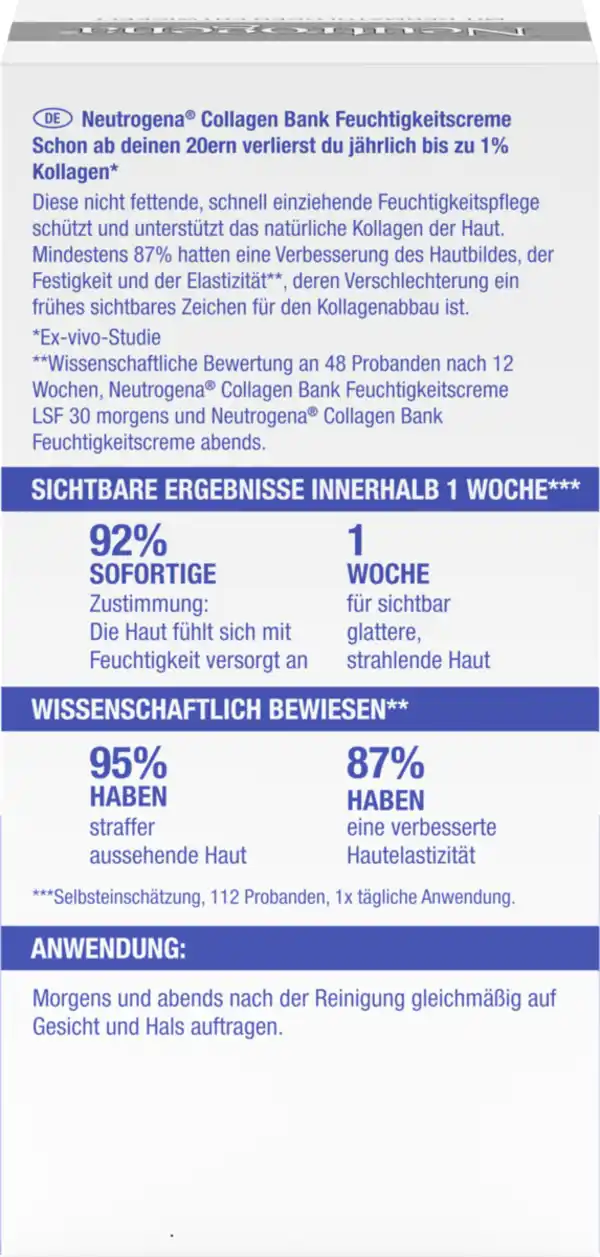 Bild 4 von Neutrogena Collagen Bank Feuchtigkeitscreme, 50 ml