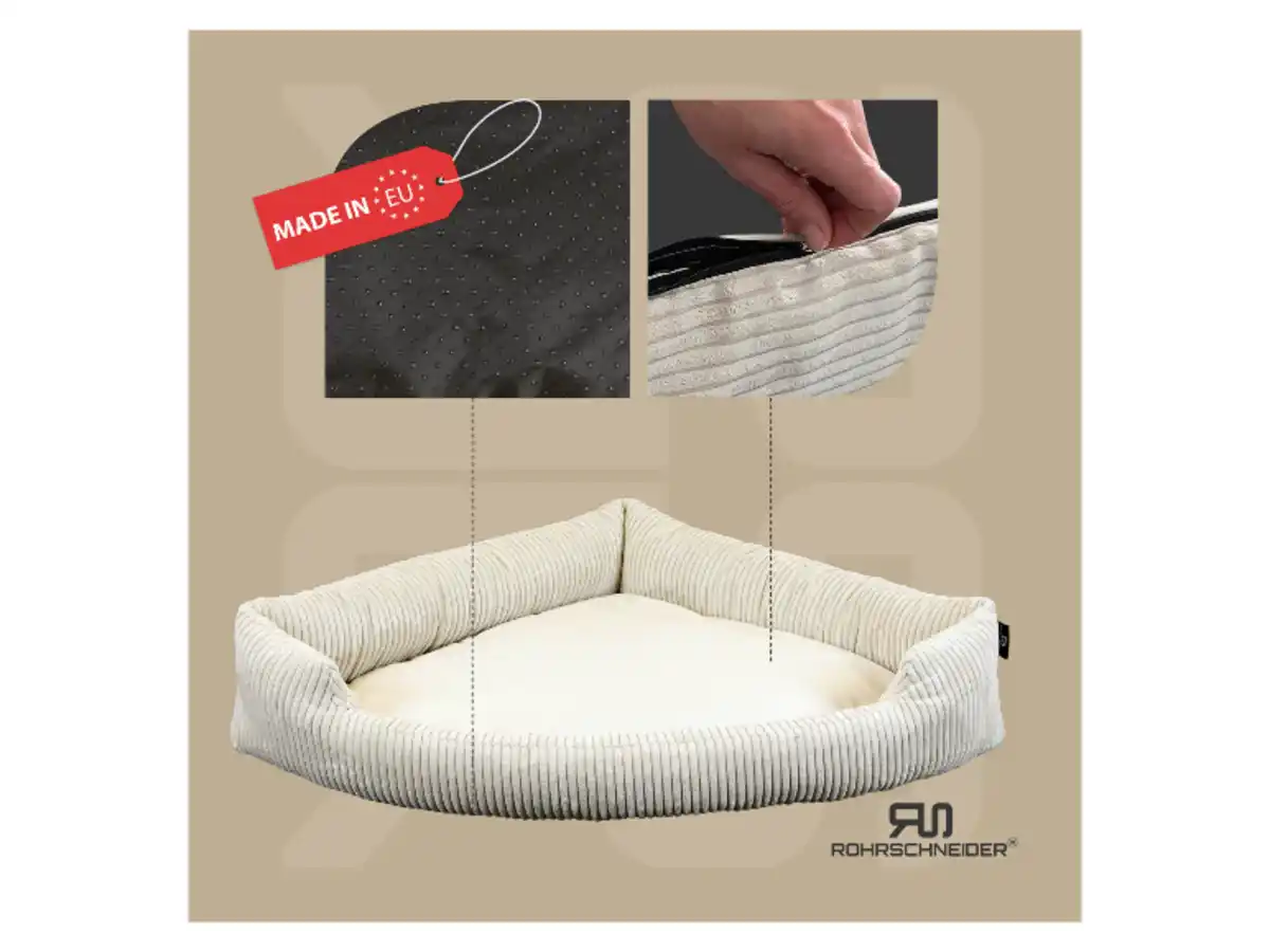 Bild 3 von ROHRSCHNEIDER Eck-Kuschelsofa »Tabby«, waschbar