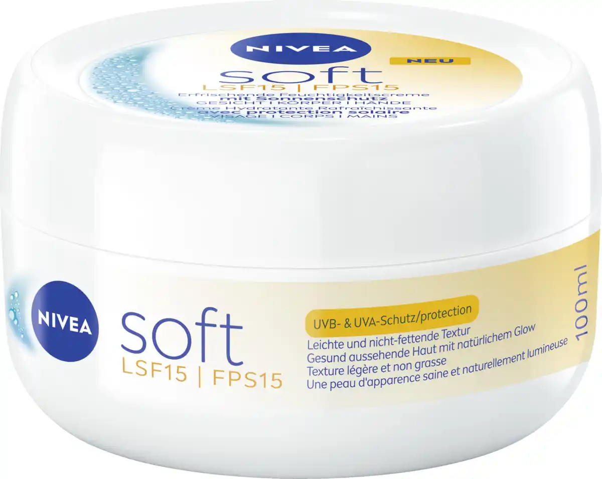Bild 1 von NIVEA Soft Creme LSF 15, 100 ml
