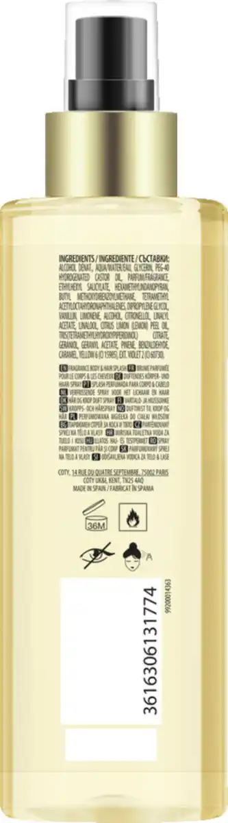 Bild 2 von bruno banani Vanilla Muse, Body & Hair Splash 250 ml