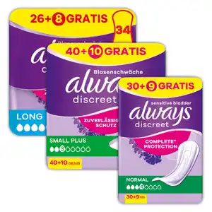 Always Discreet Einlagen