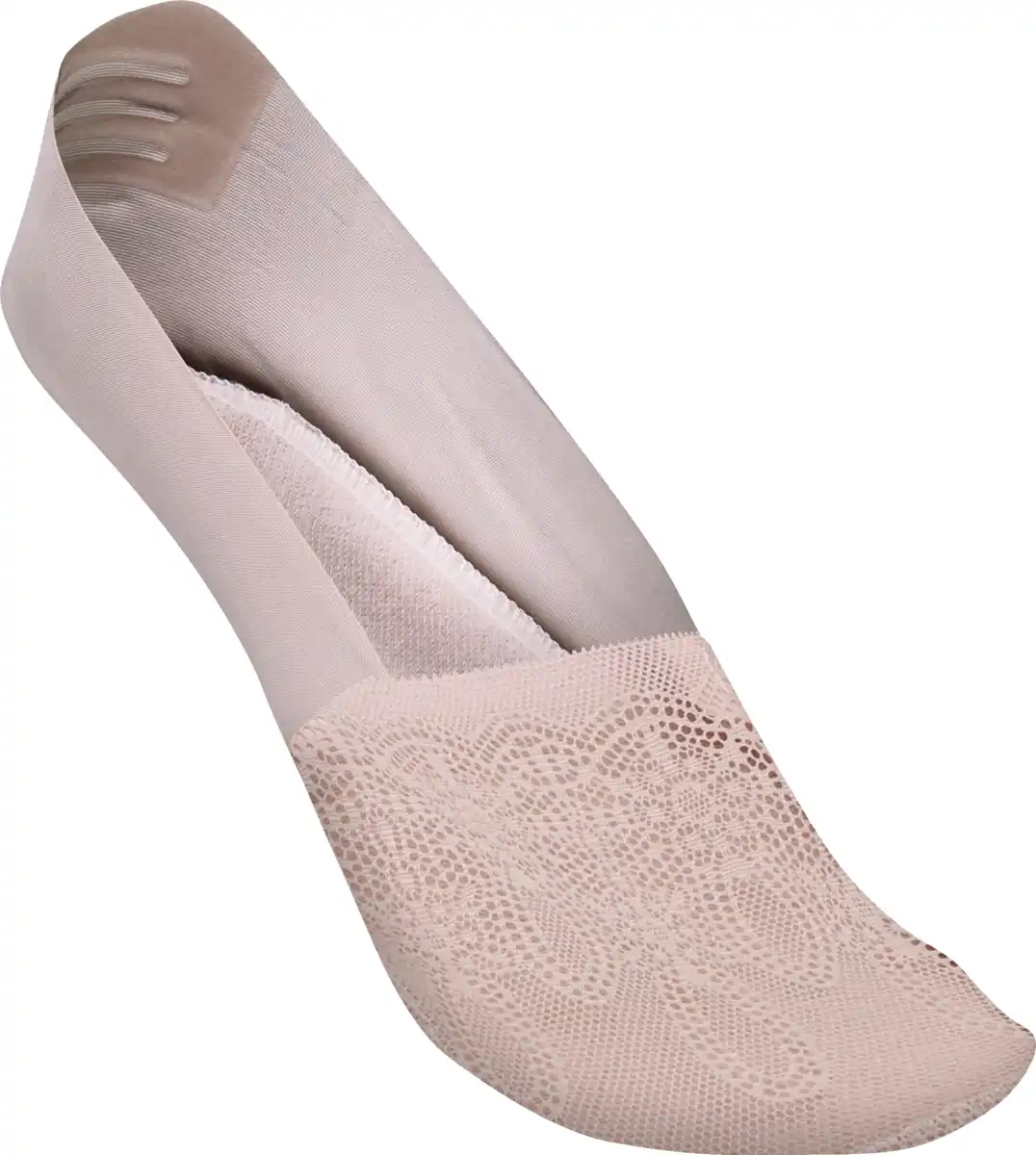 Bild 2 von under2wear Spitzenfüssling rosa Gr. 35/38