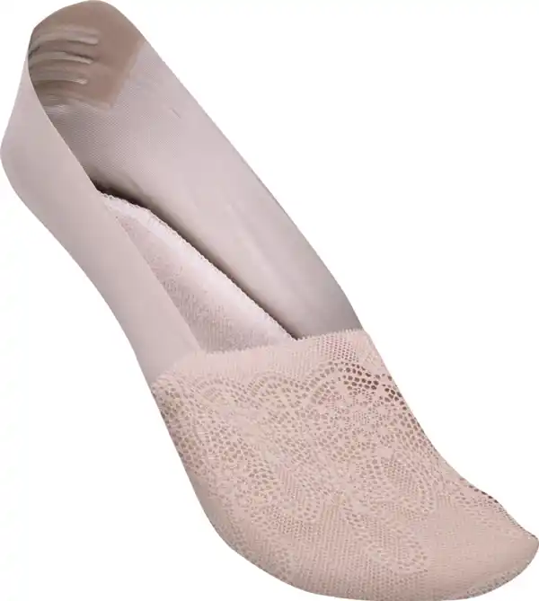 Bild 2 von under2wear Spitzenfüssling rosa Gr. 35/38