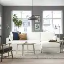 Bild 2 von HYLTARP 3er-Sofa mit Récamiere, rechts, Hallarp weiß