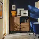 Bild 3 von RÅDMANSÖ Schrank, braun Nussbaumnachbildung, 118x49x103 cm