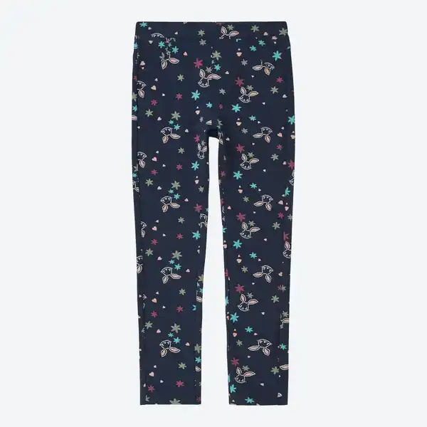 Bild 1 von Kinder-Mädchen-Leggings mit Allover-Print