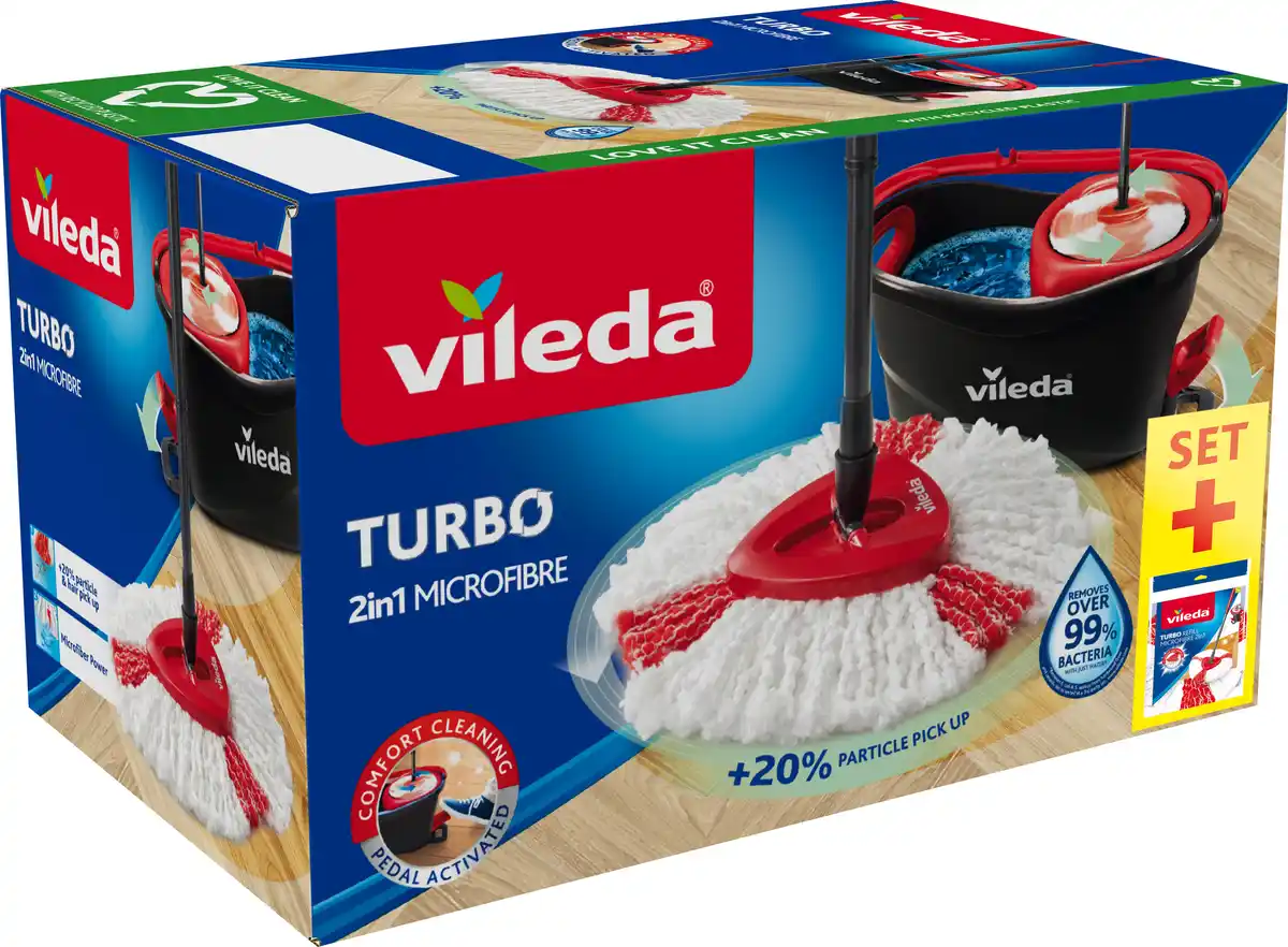 Bild 1 von Vileda Bodenreinigungsgerät Turbo Komplettset