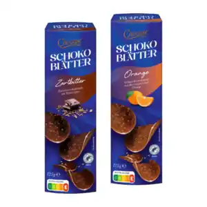 CHOCEUR Schokoblätter 125g