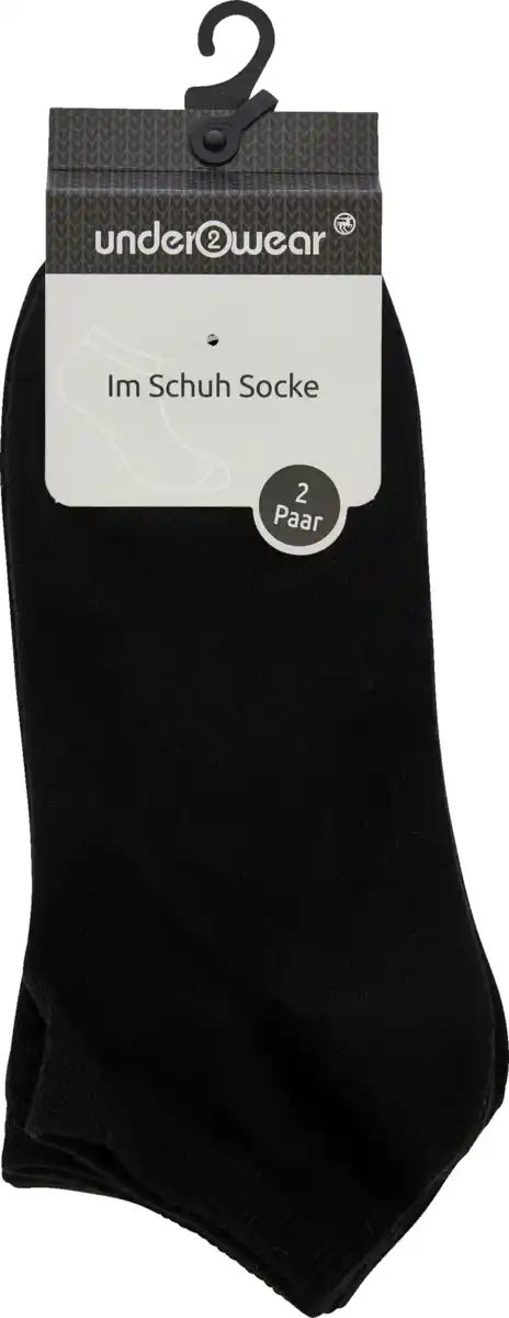 Bild 1 von under2wear Im Schuh Socke unisex DP schwarz Gr. 43/46