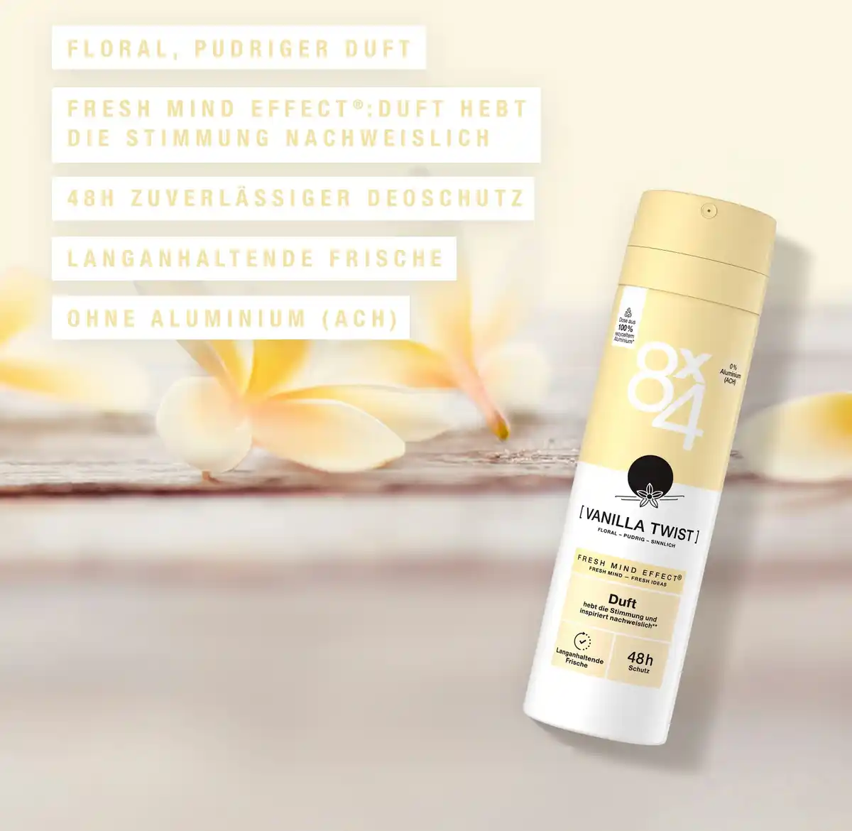 Bild 3 von 8x4 Deospray Vanilla Twist, 150 ml