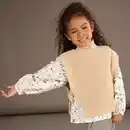 Bild 1 von Kinder-Mädchen-Poncho mit Schleifen-Details