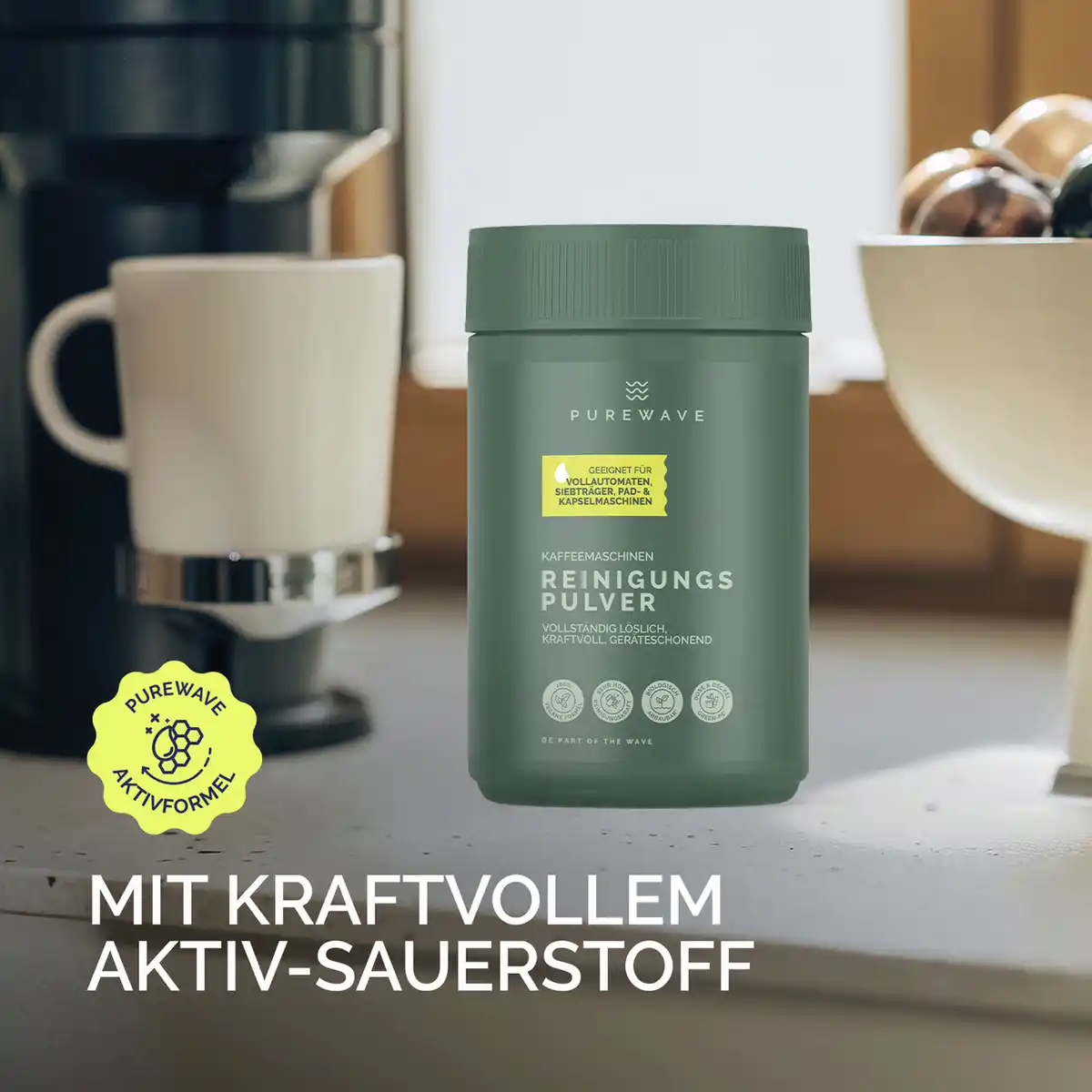 Bild 3 von Purewave Kaffeemaschinen Reinigungspulver, 1.000 g