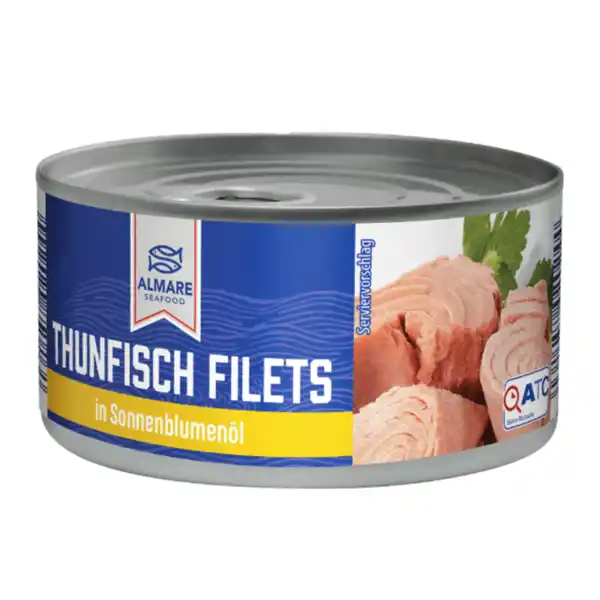 Bild 1 von ALMARE Thunfischfilets 185g