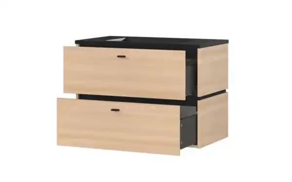 Bild 2 von Germania - Waschbeckenunterschrank Modesto, Eiche-Nachbildung, inkl. Waschbecken