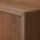 Bild 2 von EKET Schrank mit 2 Türen + 1 Boden, braun/Nussbaumnachbildung, 70x35x70 cm