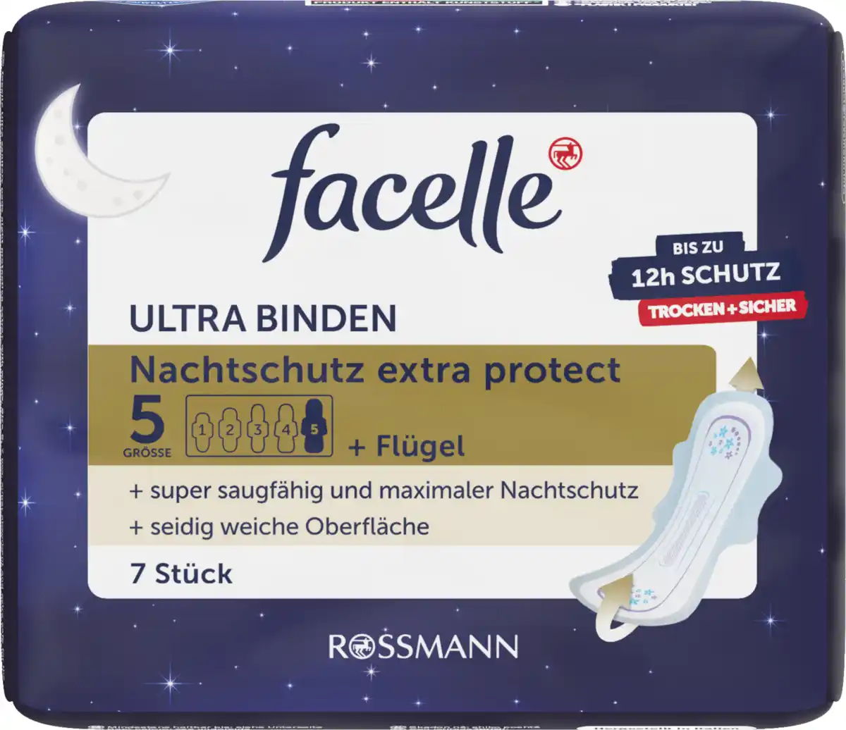 Bild 1 von facelle Ultra Binde Night Extra protect Gr. 5