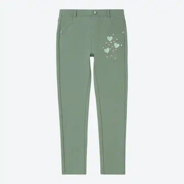 Bild 1 von Kinder-Mädchen-Sweatleggings mit Stickerei