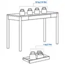 Bild 4 von TONSTAD Schreibtisch, Eichenfurnier, 120x47 cm