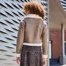 Bild 4 von Damen-Jacke mit Veloursleder-Optik