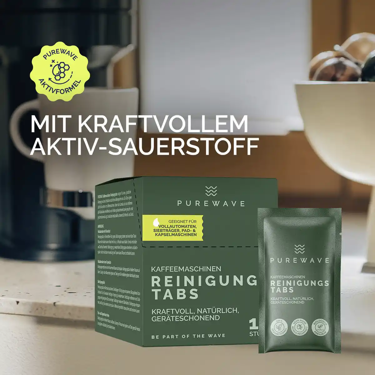 Bild 2 von Purewave Kaffeemaschinen Reinigungstabs