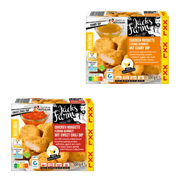 Bild 1 von JACK’S FARM Chicken Nuggets XXL 500g