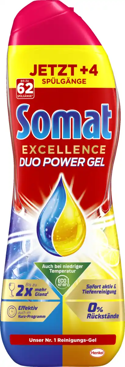 Bild 1 von Somat Excellence Duo Power Gel, 62 WL