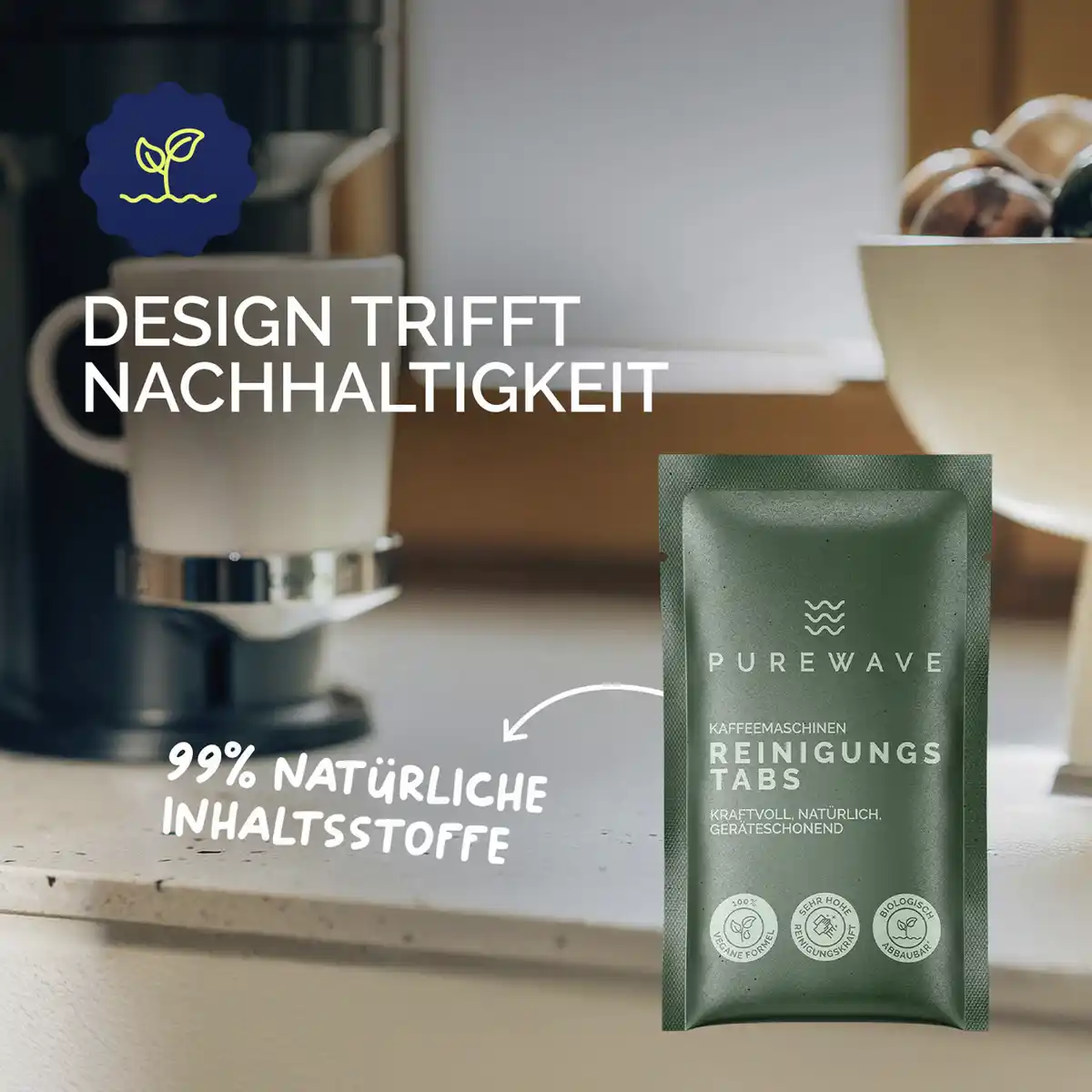 Bild 3 von Purewave Kaffeemaschinen Reinigungstabs