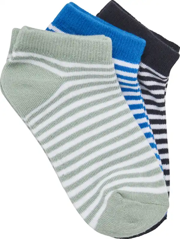 Bild 2 von under2wear kids 3er Pack Sneaker Junge Streifen Gr. 27/30