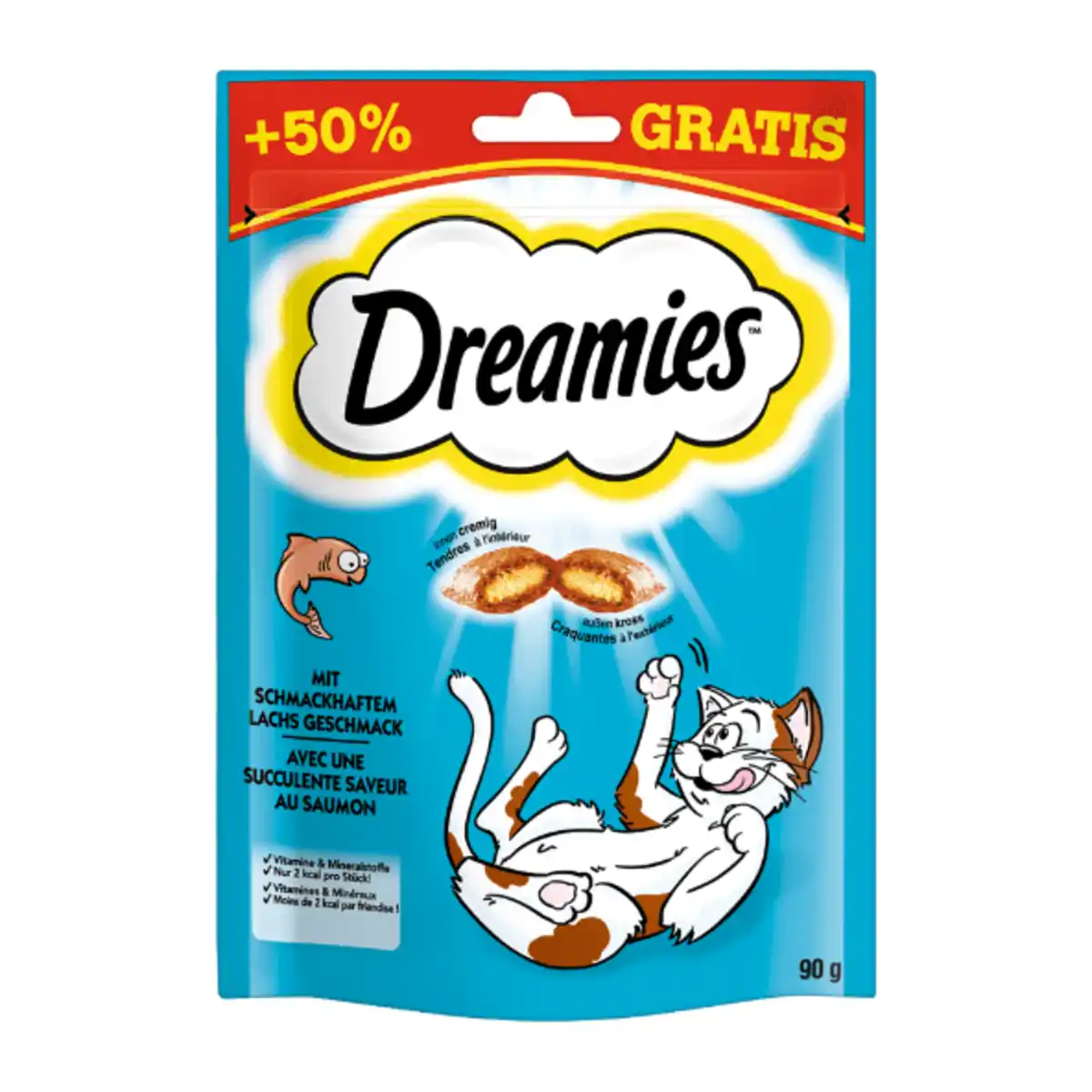 Bild 1 von WHISKAS Dreamies Lachs 90g