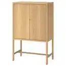 Bild 1 von STOCKHOLM 2025 Schrank mit 2 Türen, Eichenfurnier, 80x40x126 cm