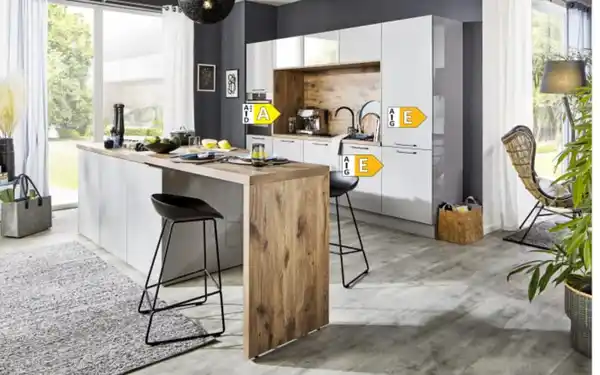 Bild 4 von Impressa - Einbauküche Perfect brillant, satin, inkl. AEG Elektrogeräte