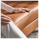 Bild 3 von LANDSKRONA 4er-Sofa, mit Récamiere/Grann/Bomstad goldbraun/Metall