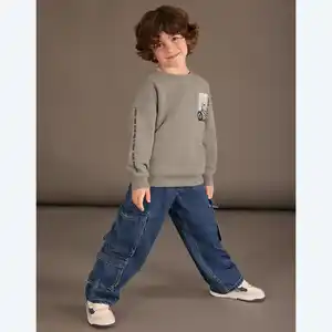 Kinder-Jungen-Jeans im Cargo-Style