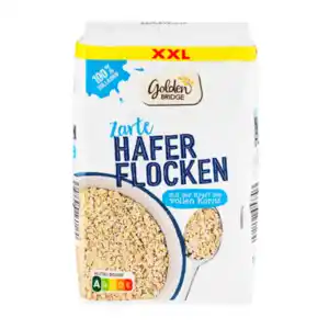 GOLDEN BRIDGE Zarte Haferflocken XXL 1kg