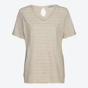 Damen-T-Shirt mit Glitzerdruck