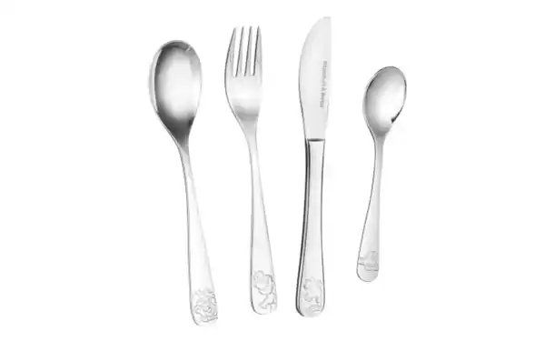 Bild 1 von Kinderbesteckset Afrikatiere, silber, 4-teilig