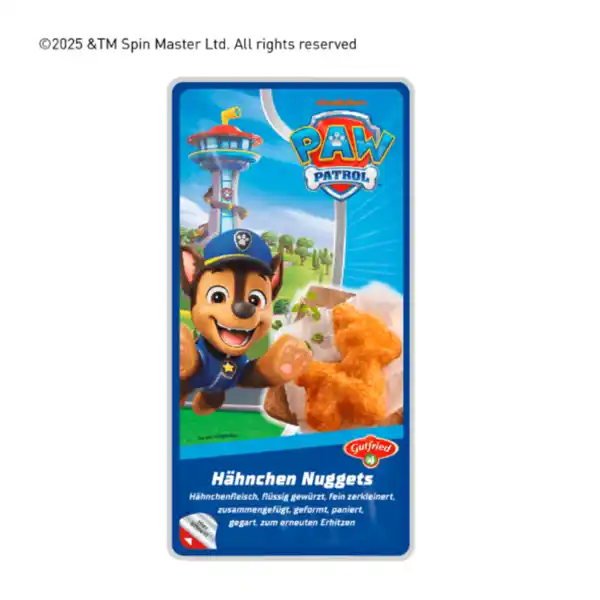 Bild 3 von PAW PATROL Hähnchen-Nuggets 250g