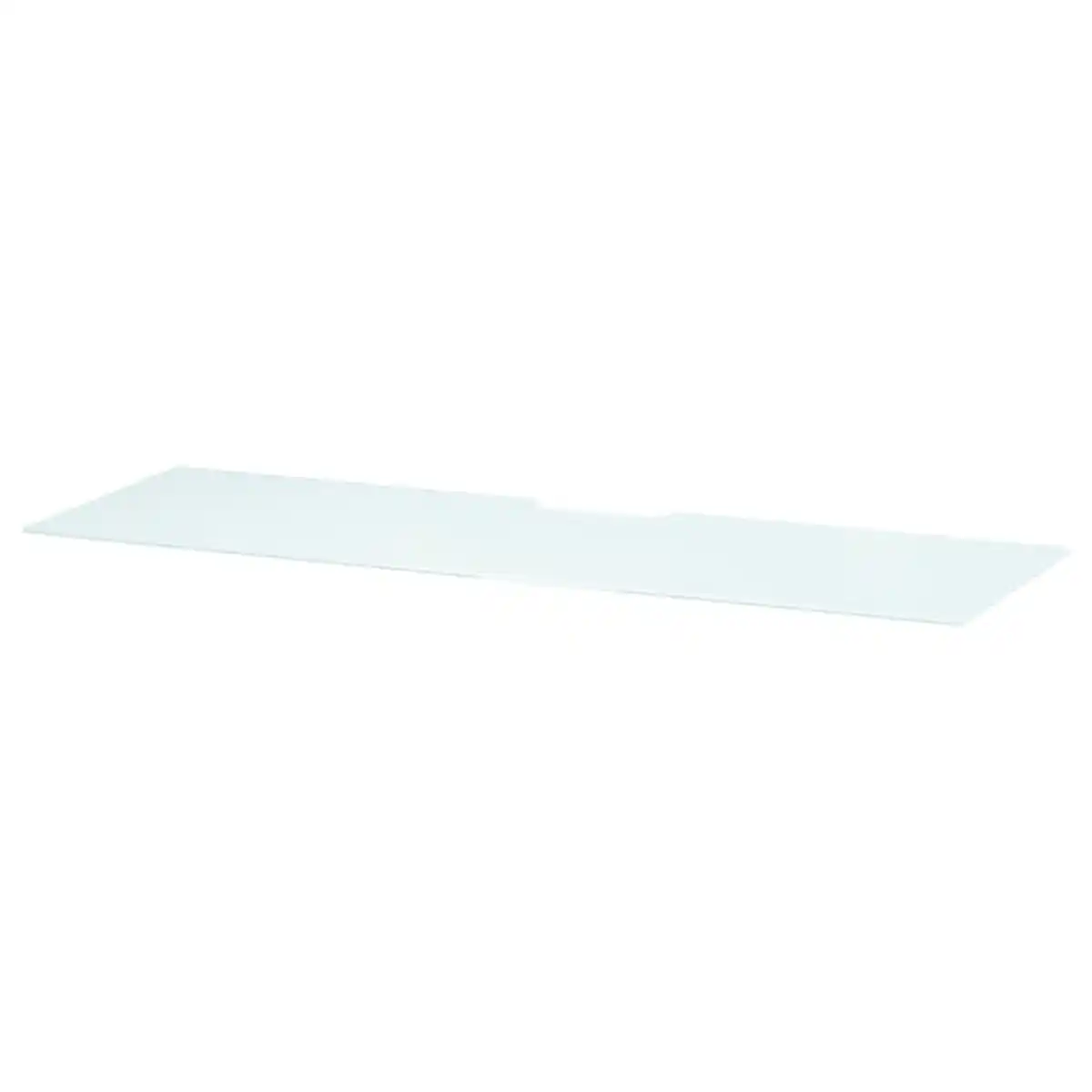 Bild 1 von BESTÅ TV-Platte, Glas weiß/hellgrün, 120x40 cm