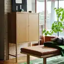 Bild 2 von STOCKHOLM 2025 Schrank mit 2 Türen, Eichenfurnier, 80x40x126 cm
