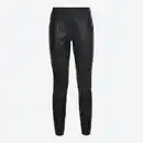 Bild 2 von Damen-Kunstleder-Leggings mit Ziernaht
