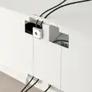 Bild 4 von BESTÅ / EKET TV-Schrankkombination, weiß/Eicheneff wlas, 180x42x170 cm